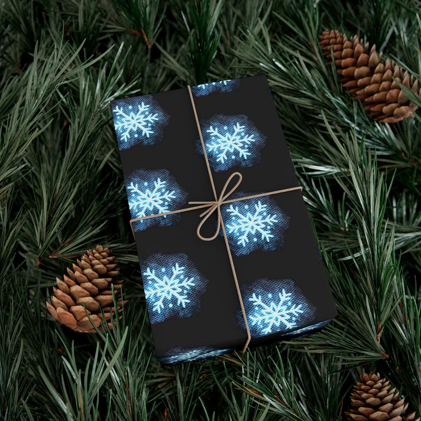 Winter’s Glow- Gift Wrap Papers - Snowflakes