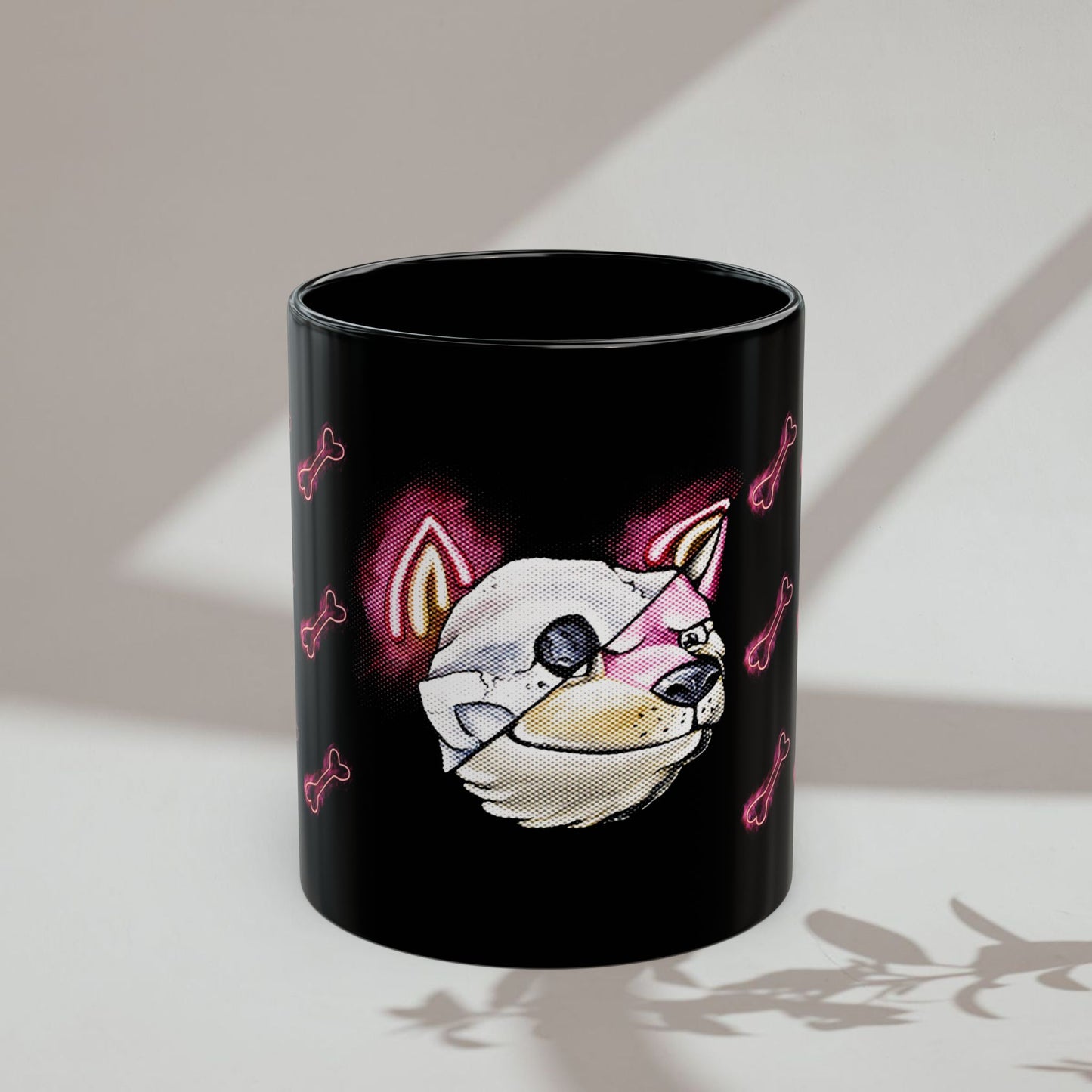 Winter’s Glow- Black Mug (11oz)