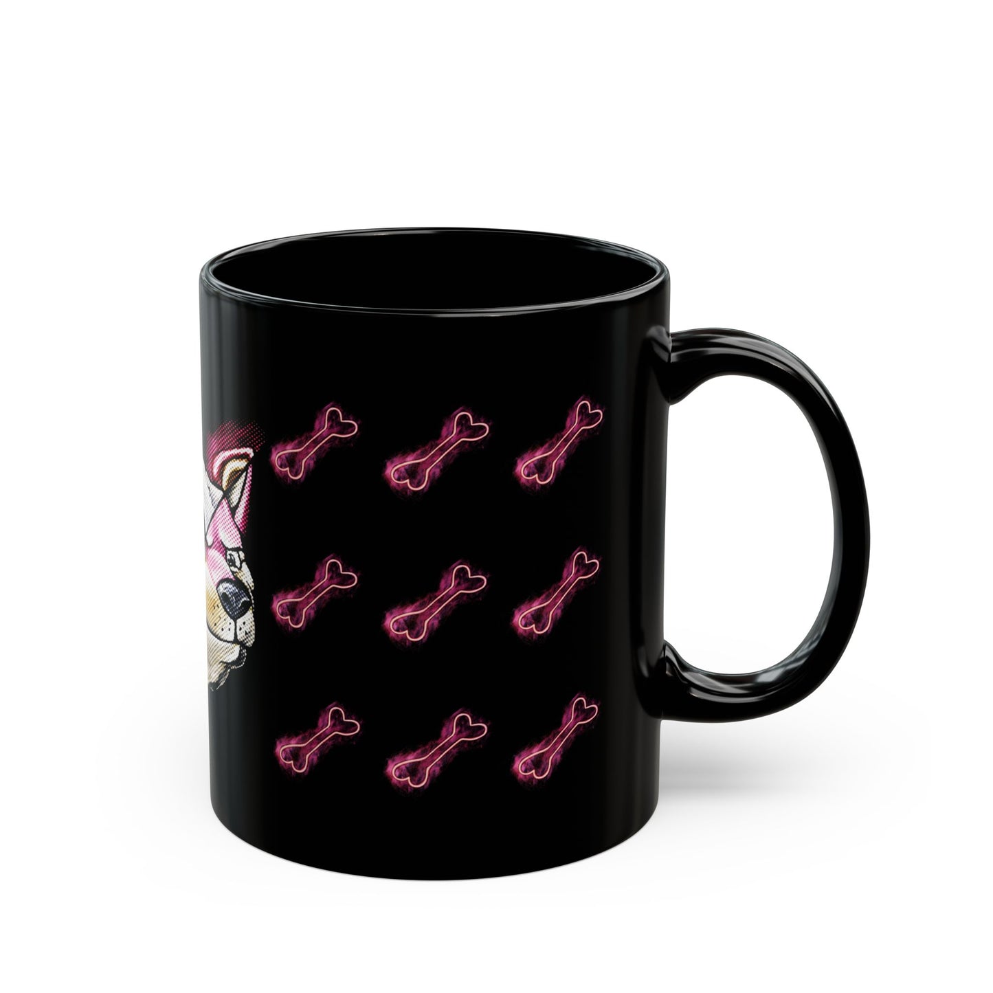 Winter’s Glow- Black Mug (11oz)