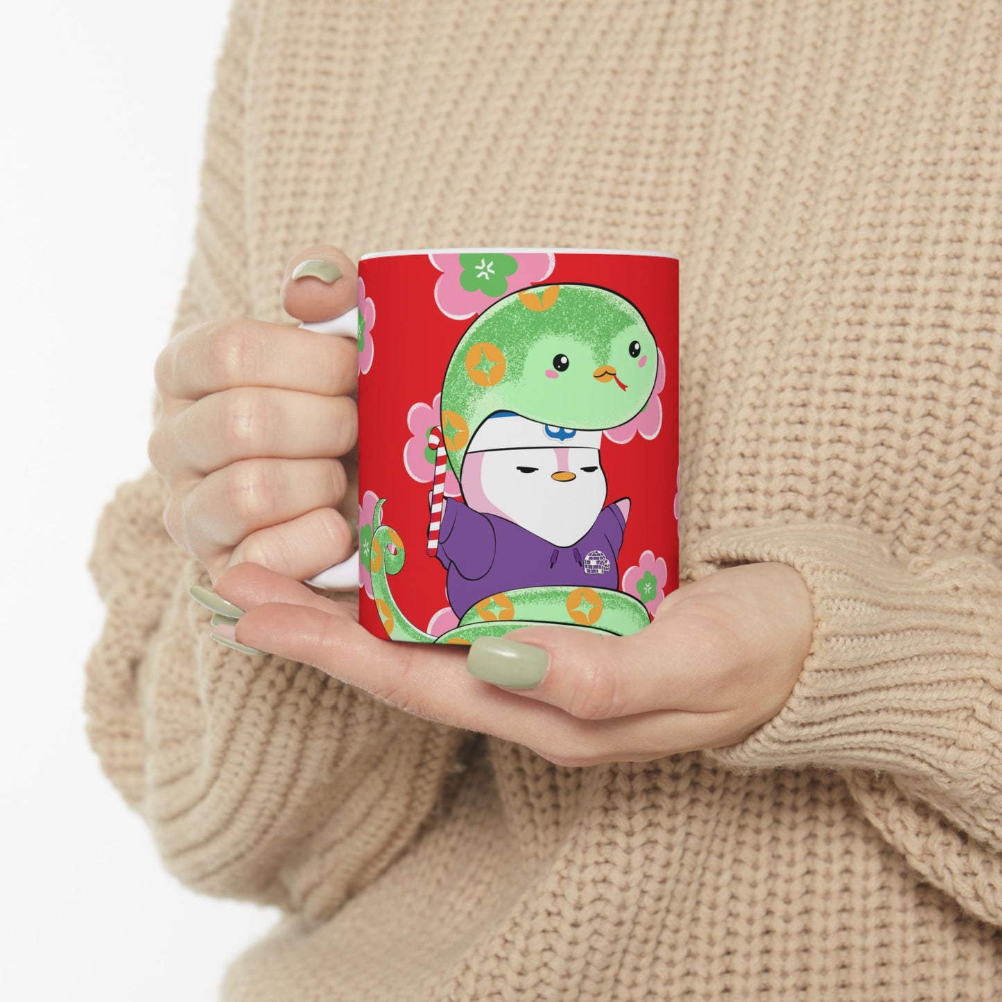 Penguin Tea Mug - Your Pudgy Penguins Custom Mug