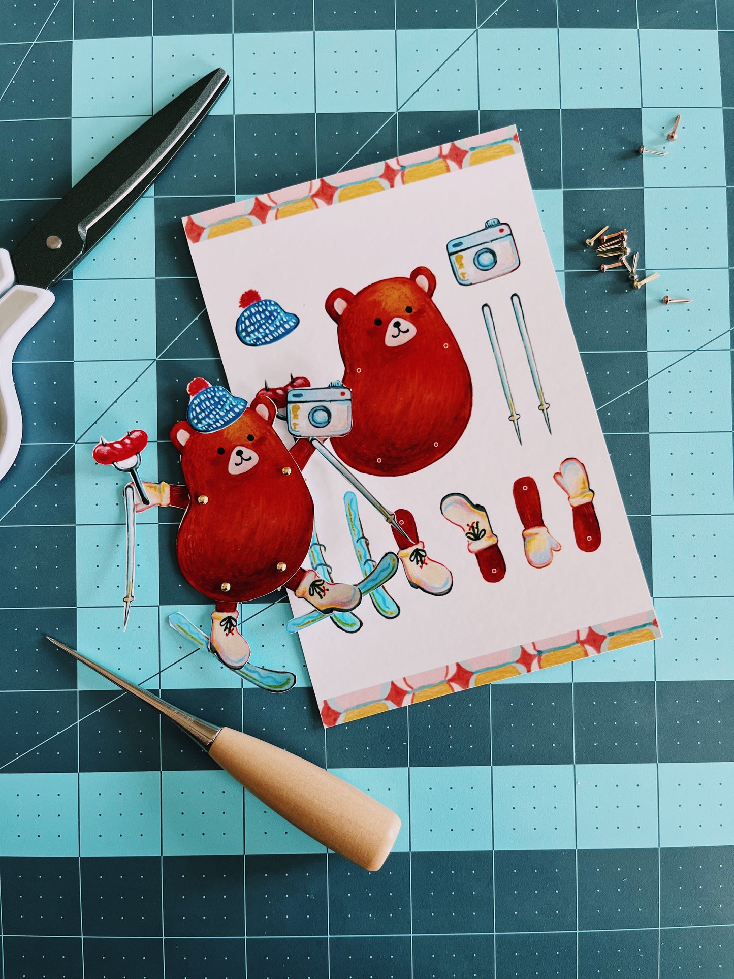 Bear Paper Puppet Craft Kit 🐻❄️