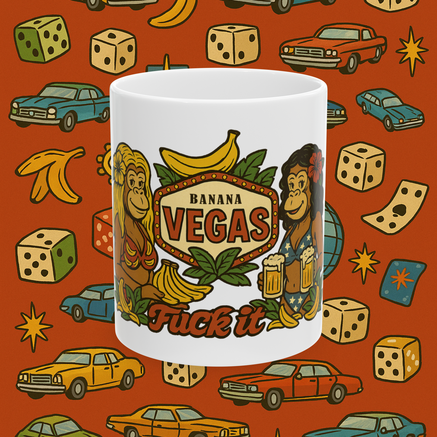 π Banana Vegas Mug (11oz, 15oz)