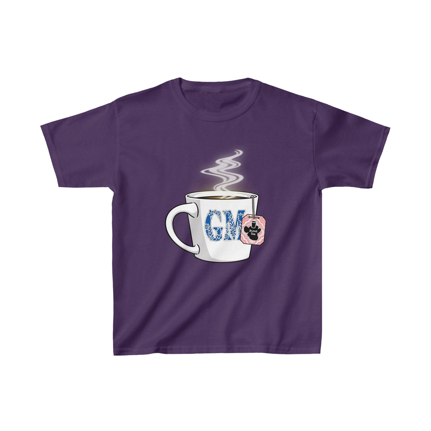 GM Cup | Kid's Heavy Cotton™ Tee | Purple