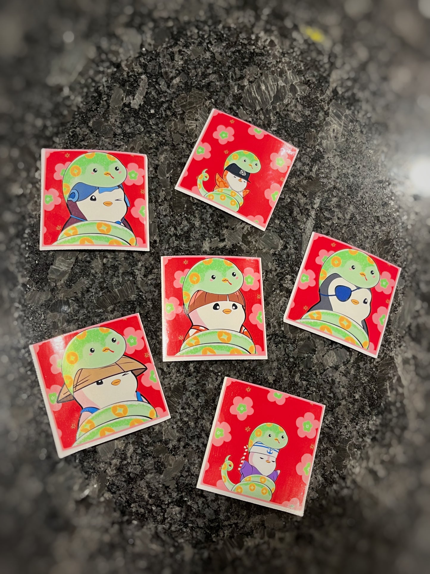 Penguin Sticker Set โ Your Customized Penguin Design