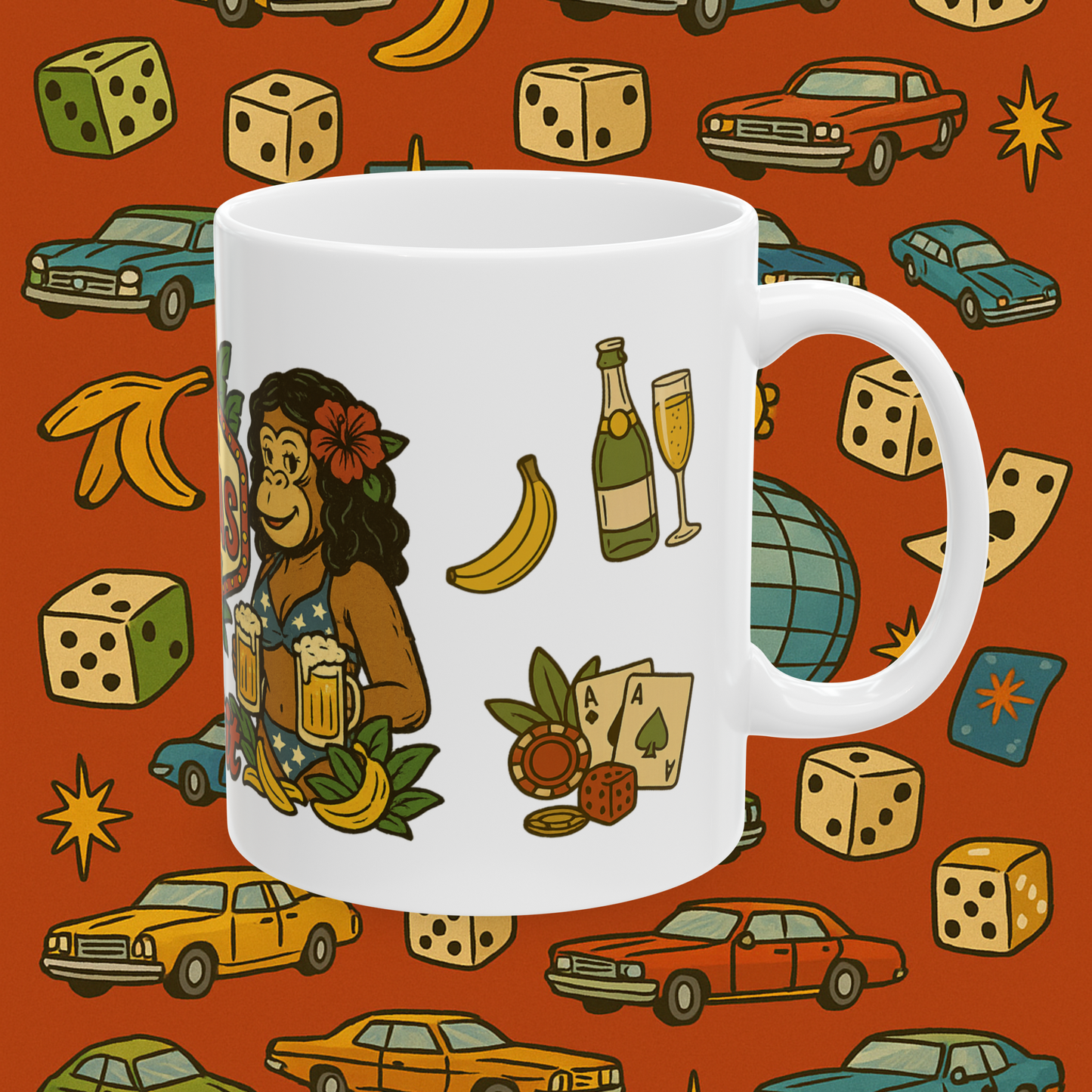 π Banana Vegas Mug (11oz, 15oz)