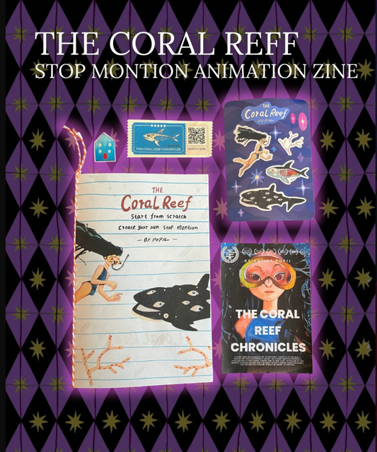 Snail Zine Club - Coral Reed Stop motion Animation Zine