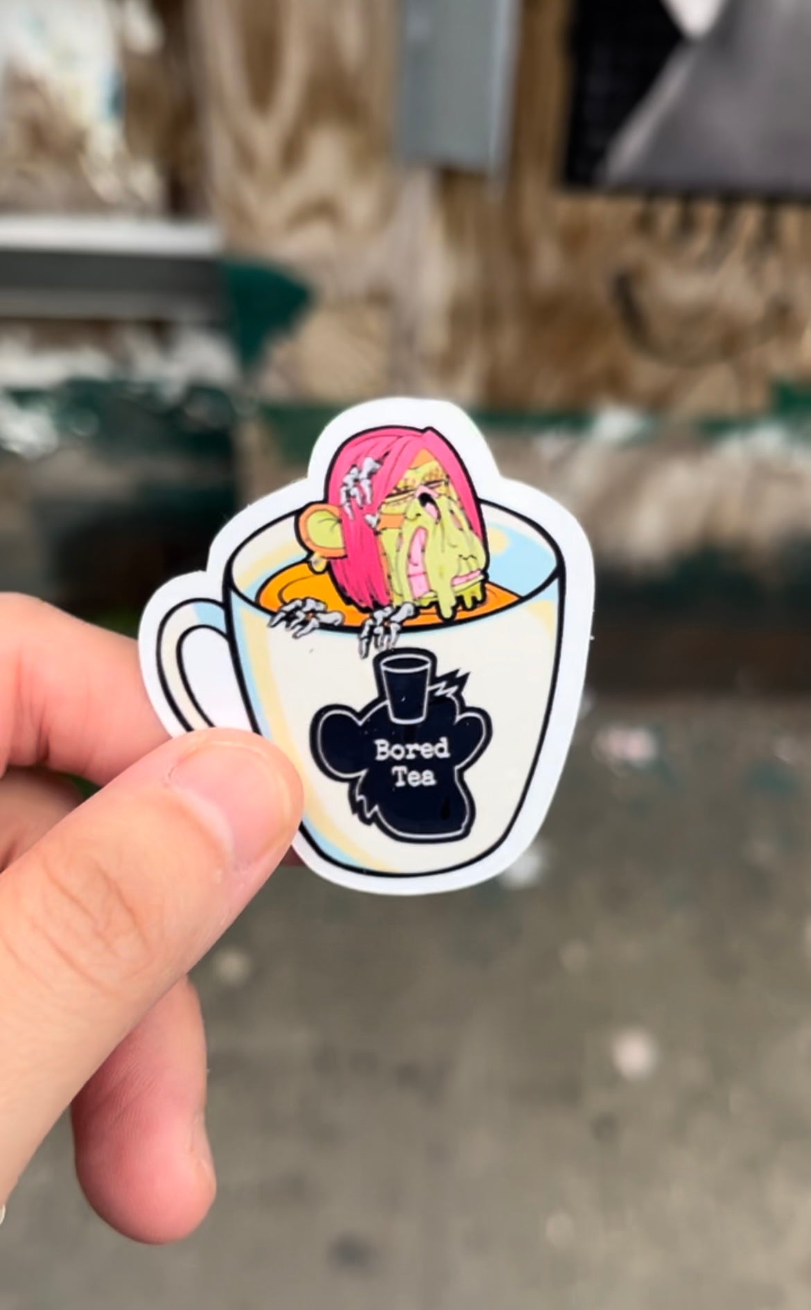 BoredTea cup