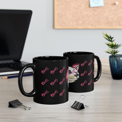Winter’s Glow- Black Mug (11oz)