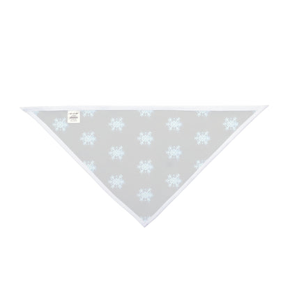 Winter’s Glow - Pet Bandana - Snowflakes