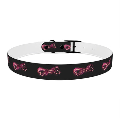 Winter’s Glow - Dog Collar - Neon Bone