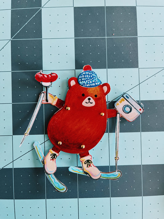 Bear Paper Puppet Craft Kit 🐻❄️