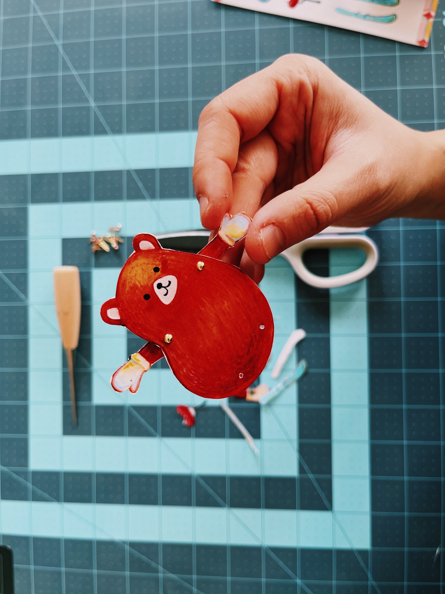 Bear Paper Puppet Craft Kit 🐻❄️