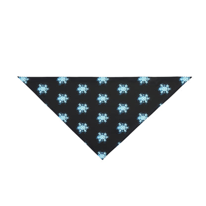 Winter’s Glow - Pet Bandana - Snowflakes