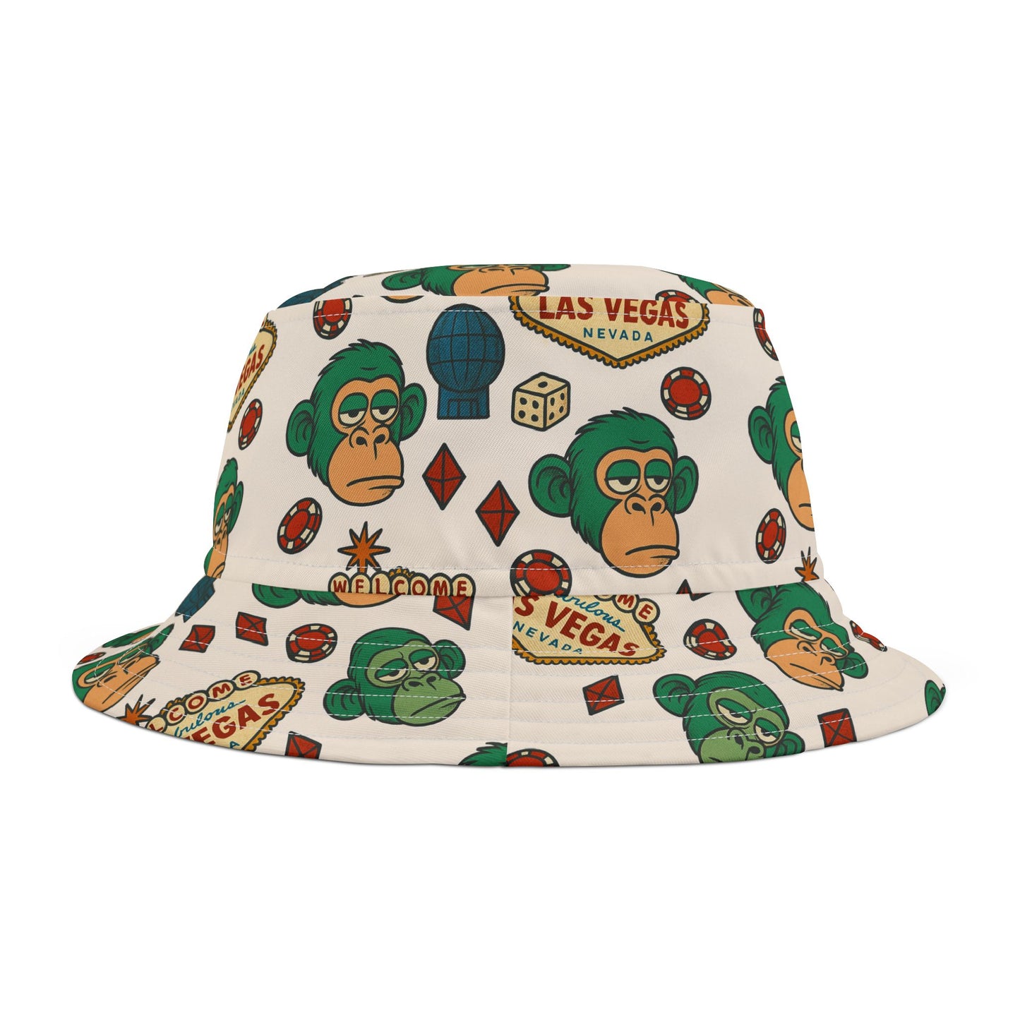 All in las Vegas -Bucket Hat - Beige