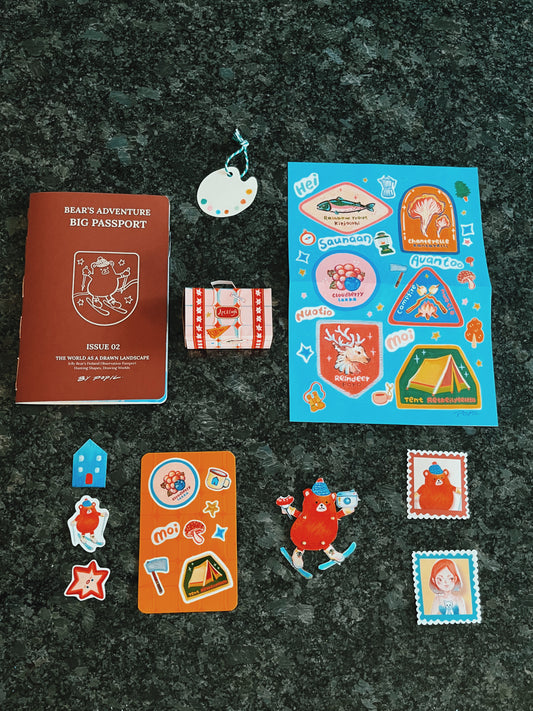 Bear’s Adventure Big Passport — Zine Issue 2🐻❄️