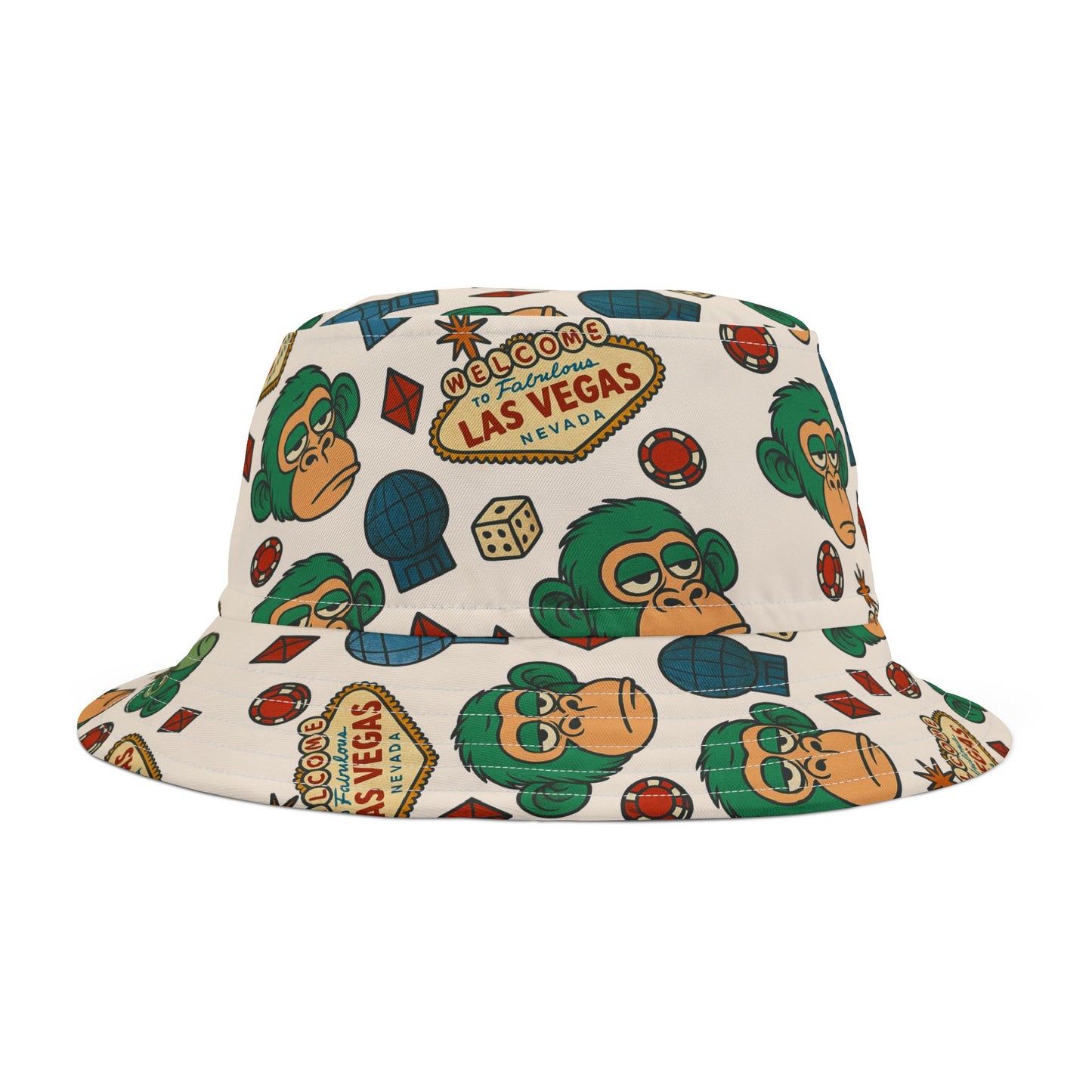 All in las Vegas -Bucket Hat - Beige