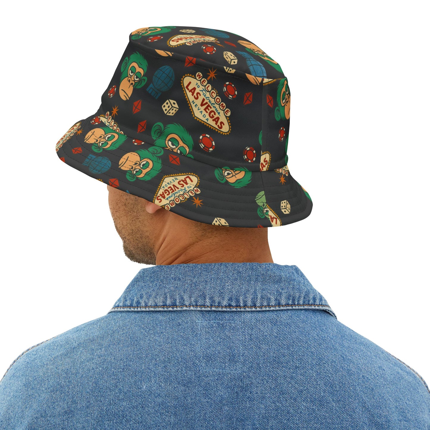 All in las Vegas -Bucket Hat - Black