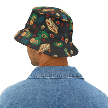 All in las Vegas -Bucket Hat - Black