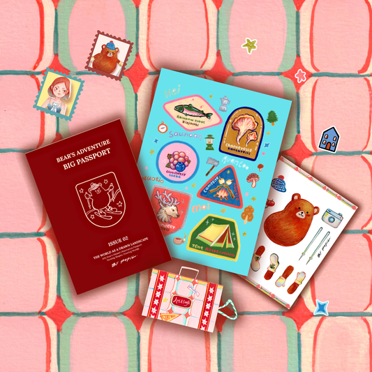 Bear’s Adventure Big Passport — Zine Issue 2🐻❄️