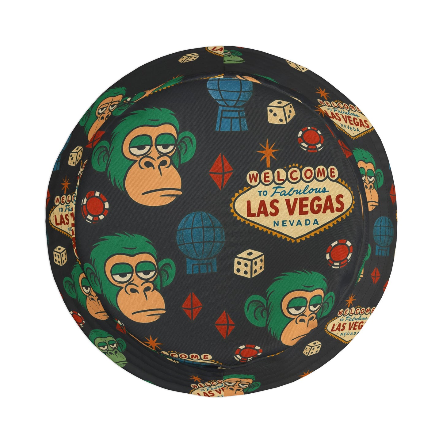 All in las Vegas -Bucket Hat - Black