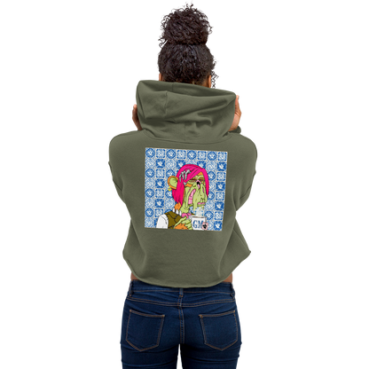 BoredTea x Bored Art Not Club | WOMEN'S HOODIE | Forest Green | MAYC 27002