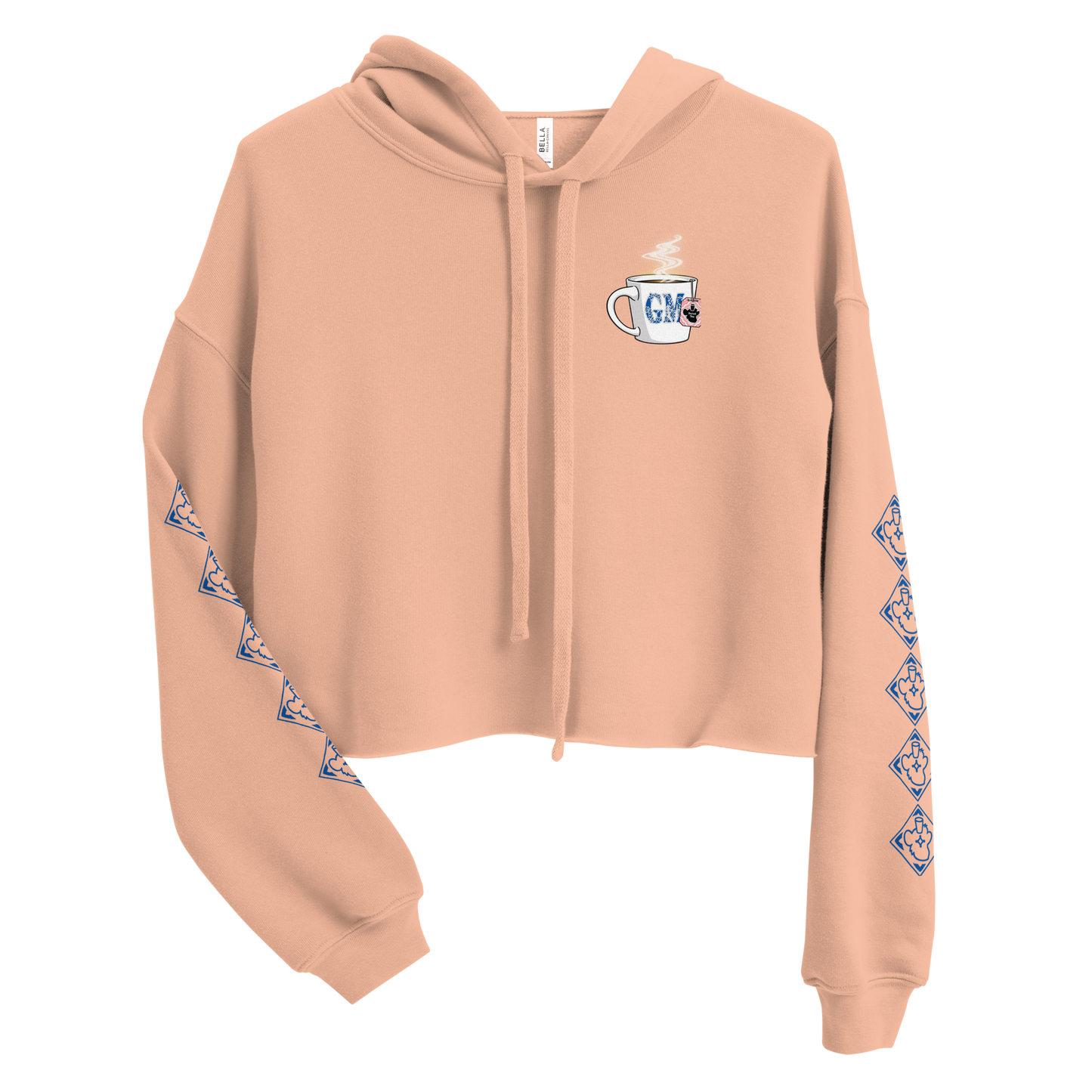 BoredTea x Bored Art Not Club | WOMEN'S HOODIE | Peach | 27002